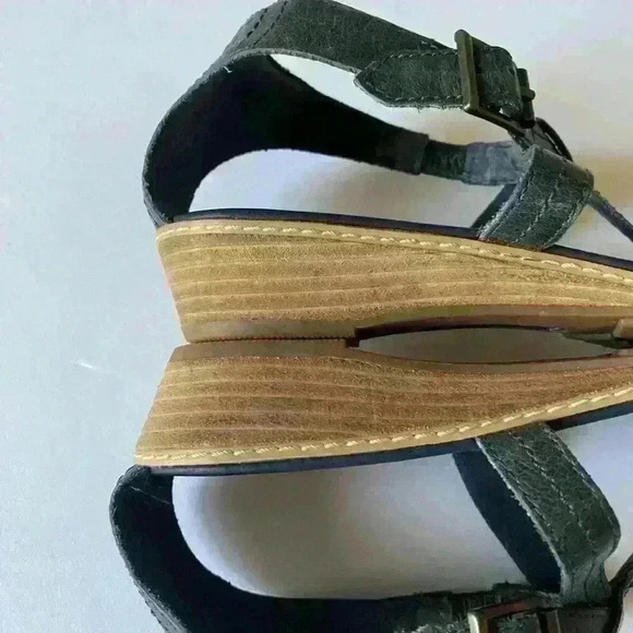 TIMBERLAND Earthkeepers “Belgrade” Women’s Sandals Navy Leather Size 8 - Picture 4 of 4
